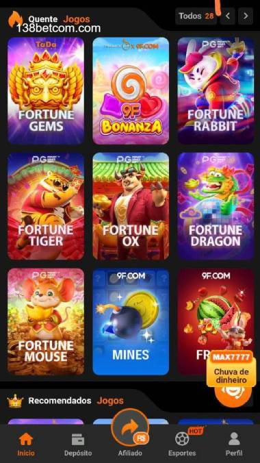 Aplicativo móvel 138BET para iOS e Android